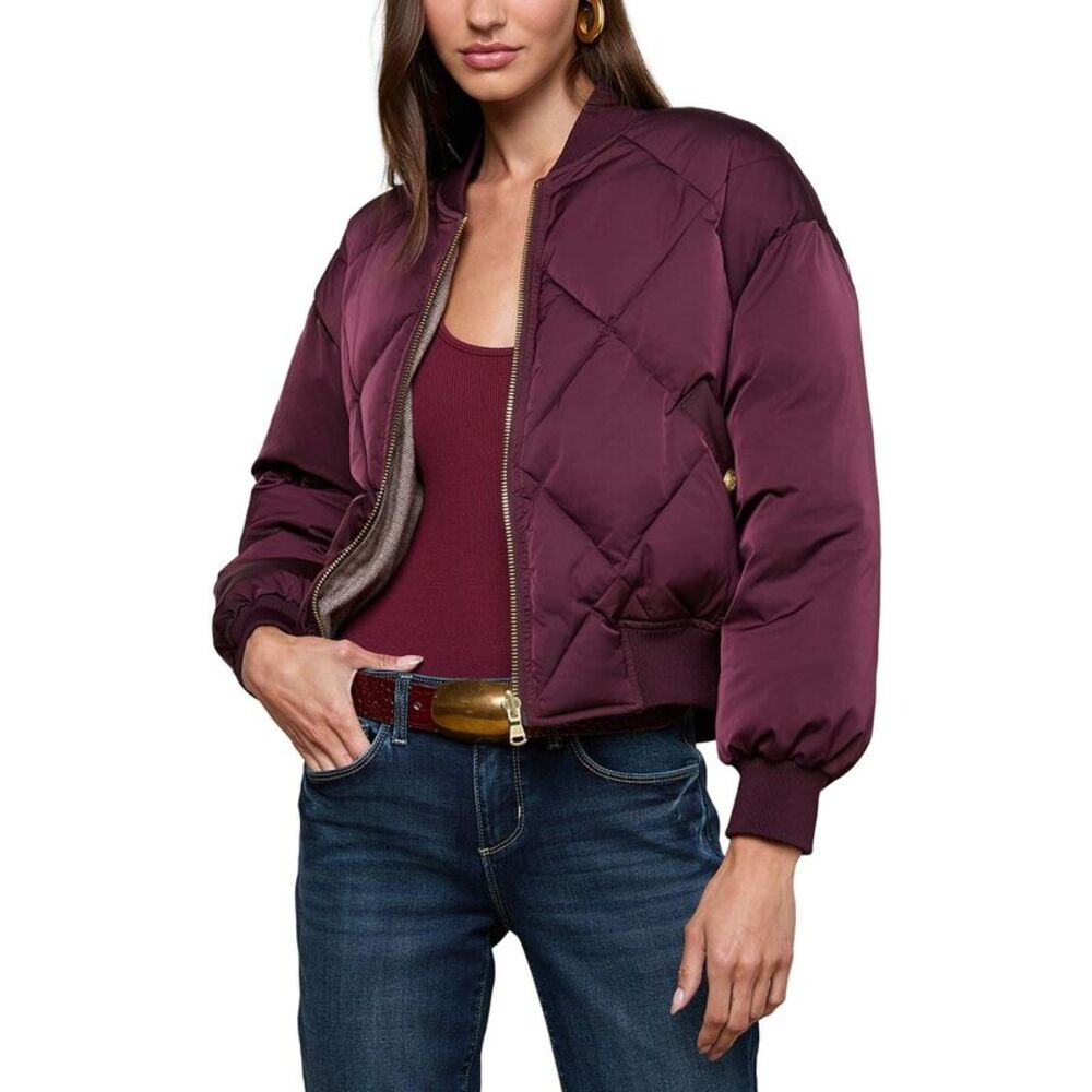 L’Agence Womens Violeta Reversible Puffer Coat